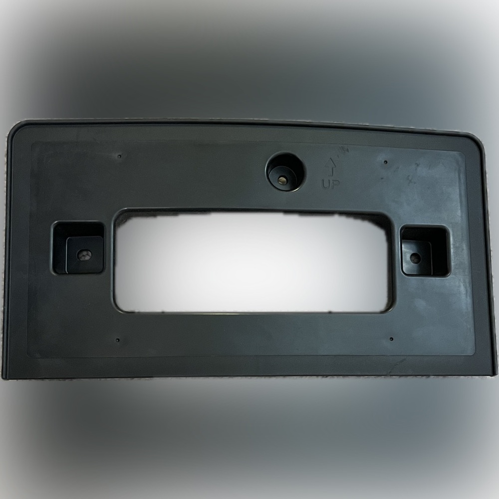 Black License Frame Mounting Plate - honda part